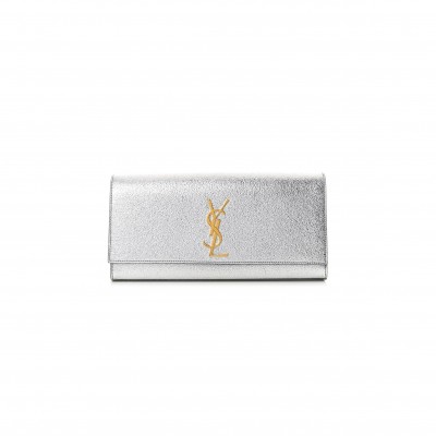 YSL CLASSIC KATE CLUTCH SILVER (27*12*4cm)